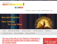 Tablet Screenshot of nadi-astrology.com